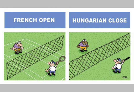 <h1>French Open - Hungarian Close
WEISZ BÉLA rajza</h1>-