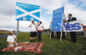Példátlan egységben a brit elit - csakhogy Skócia lakosai döntenek