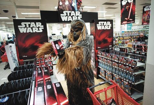 <h1>Tombol a Star Wars-láz - Fotó: Jason Reed, Reuters</h1>-