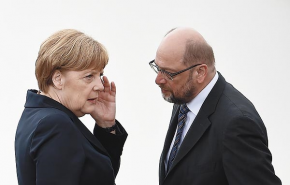 Merkel és Schulz fej fej mellett