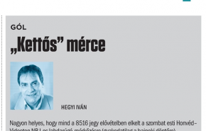 Hegyi Iván: 'Kettős' mérce