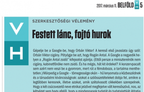 Szerkesztőségi vélemény: Festett lánc, fojtó hurok