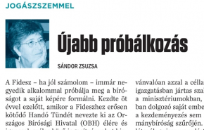 Jogászszemmel: Újabb próbálkozás