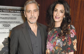George Clooney és felesége, Amal - Dupla öröm