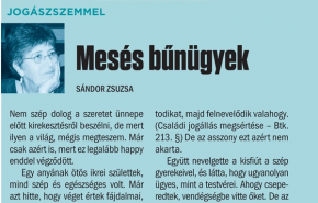 Jogászszemmel: Mesés bűnügyek 