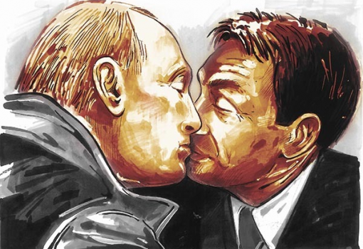 <h1>A Brezsnyev és Honecker csókját ábrázoló rendszerváltozás- kori plakáttól Putyin öleléséig, az orosz csapatok 1989-es legendás hazaküldésétől Magyarország oroszoknak történt eladósításáig – a Fidesz és Orbán Viktor huszonöt éves útja.</h1>-