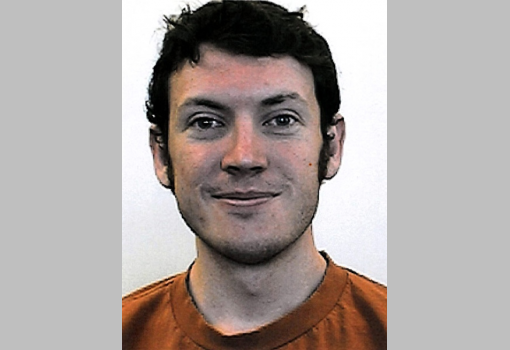 <h1>James Holmes, a tömeggyilkos</h1>-