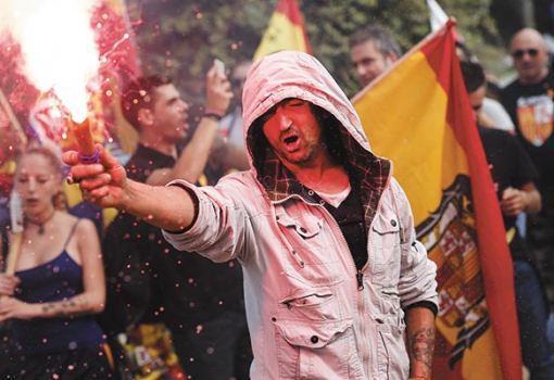 <h1>Spanyolország egyséért tüntettek - Fotó: Raul Barrena, AFP</h1>-