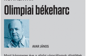 Avar János: Olimpiai békeharc