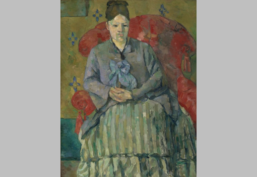 <h1>Cézanne felesége vörös karosszékben</h1>-