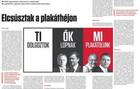 Elcsúsztak a plakáthéjon