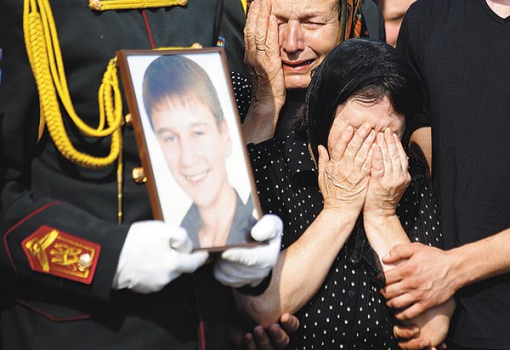 <h1>Ukrajna, Lviv, ukrán katona temetése - Fotó: Yurko Dyachyshyn, AFP/Europress</h1>-