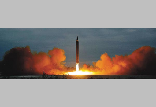 <h1>Észak-koreai rakétaindítás - Fotó: AFP</h1>-