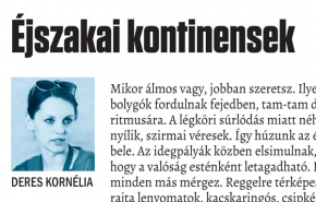 Deres Kornélia: Éjszakai kontinensek