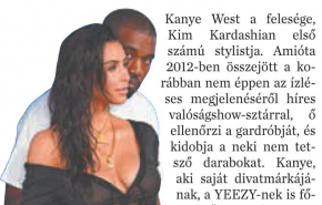 Kim Kardashian ízlés-ellenőrt kapott - Rendbe szedte nejét Kanye
