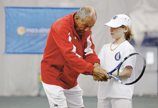 <h1>Amire Lucáéknak nem tellett: Bollettieri mester
a világ legdrágább akadémiáján oktatja a teniszt</h1>-