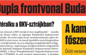 Háttéralku a BKV-sztrájkban?