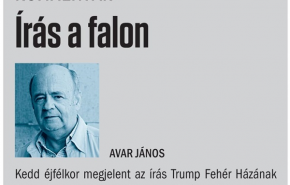 Avar János: Írás a falon