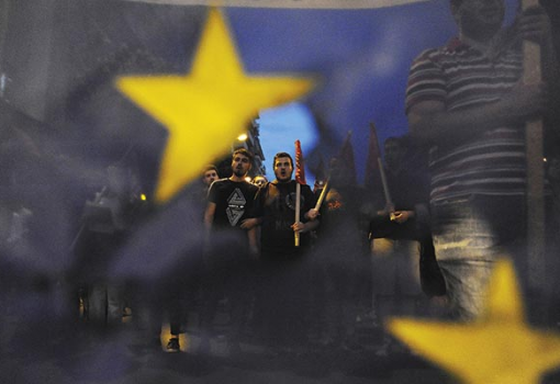 <h1>Görögországban egymást érték az igen és a nem melleti tüntetések, ahol az EU-tagságról is véleményt nyilvánítottak - Fotó: Alexandros Avramidis, Reuters</h1>-