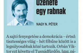 Nagy N. Péter: Üzenete egy rabnak