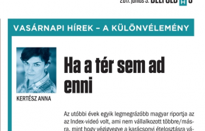 Kertész Anna: Ha a tér sem ad enni