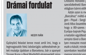 Hegyi Iván: Drámai fordulat  