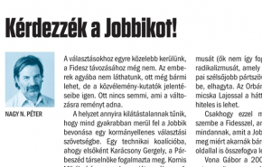 Nagy N. Péter: Kérdezzék a Jobbikot!
