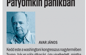 Avar János: Patyomkin pánikban