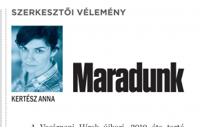 Kertész Anna: Maradunk