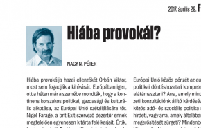 Nagy N. Péter: Hiába provokál?