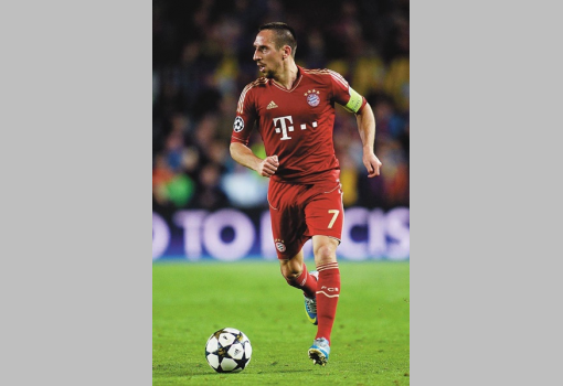 <h1>Franck Ribéry (Fotó: AFP)</h1>-