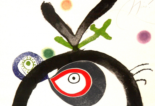 <h1>Joan Miró Quatre Colors Aparien el Món 1975.</h1>-