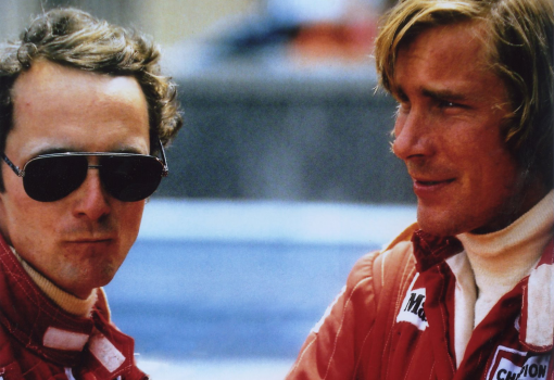 <h1>Niki Lauda (balra) és James Hunt</h1>-