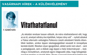 F. Szabó Kata: Vitathatatlanul 