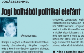 Jogászszemmel: Jogi bolhából politikai elefánt