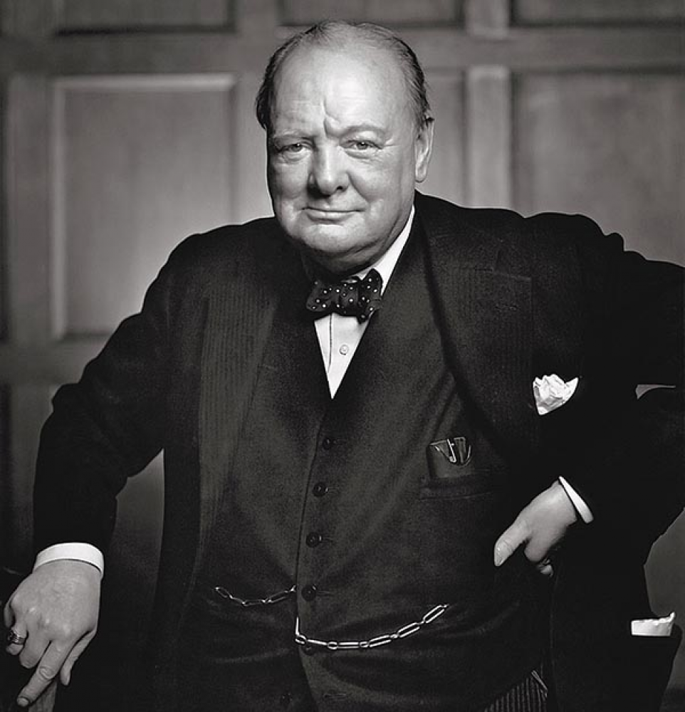 Winston Churchill —  