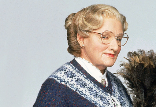 <h1>Mrs. Doubtfire</h1>-